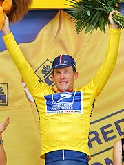 Lance Armstrong Takes Tour de France Lead