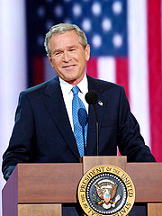 Bush Vows to 'Confront Threats to America'