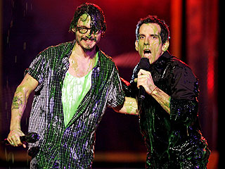Johnny Depp Slimed at Kids Choice Awards