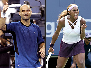 Agassi, Serena: U.S. Open Crowd Pleasers