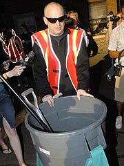 Boy George Cleans Streets in New York