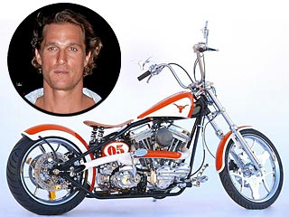 Matthew McConaughey Puts His Motorcycle on Ebay