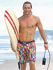 Matthew McConaughey: My Baby Will Be a Surfer Dude, Too