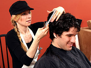 Brooke White (Finally) Cuts Hubby’s Hair
