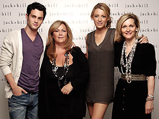 Blake Lively Steps Out with Penn Badgley's Family
