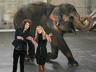 Britney Spears Tapes Promo Video for MTV Awards