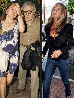 Jennifer Aniston Dines with Woody Allen & Wife