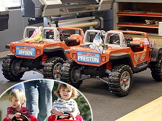 Britney Spears Throws a Car & Truck Themed Birthday Bash for Her Boys