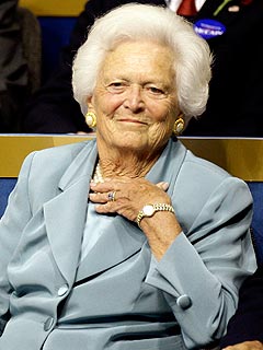 Former First Lady Barbara Bush Hospitalized