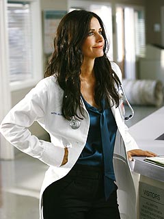 PHOTO: Courteney Cox Arquette Scrubs Up to Play Doctor