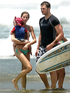 Gisele Bündchen, Tom Brady Enjoy Beach Time & BBQ Before Wedding