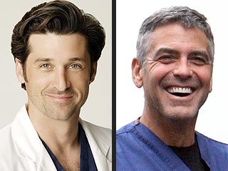 Clooney vs. Dempsey? No Competition Between TV Docs, Says McDreamy