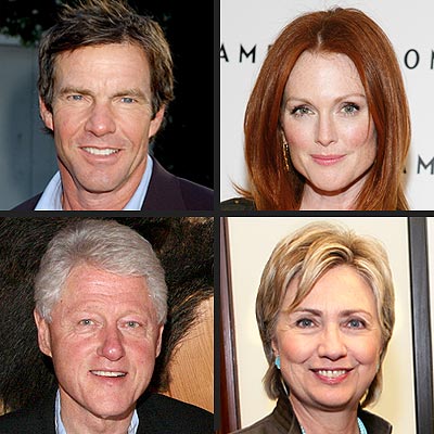 Dennis Quaid, Julianne Moore Aim for White House