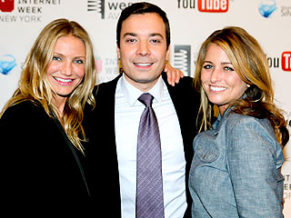 Cameron Diaz Praises Jimmy Fallon at Webby Awards