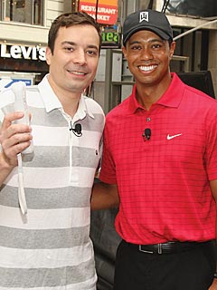 Jimmy Fallon Beats Tiger Woods at (Computer) Golf