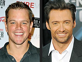 Matt Damon Wants Hugh Jackman to Repeat as Sexiest Man Alive