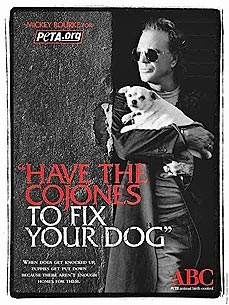 Mickey Rourke Says Don't Get Your Dogs Knocked Up