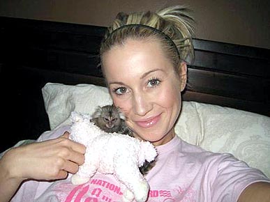Singer Kellie Pickler Adopts a Monkey