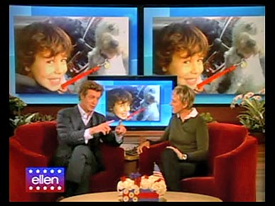 VIDEO: Simon Baker's New Rescue Dog Gives Hugs!
