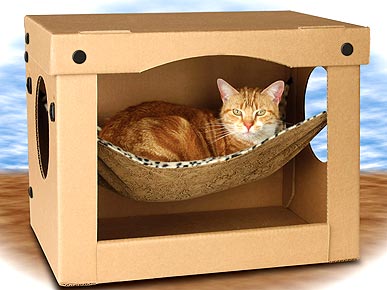 A Hammock That is the Perfect Hang Out for Cats