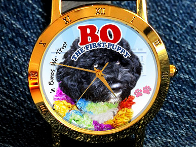 Watch Out! First Puppy Bo Gets His Own Wristwatch