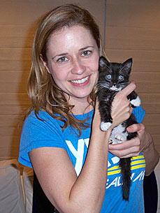 Office Star Jenna Fischer Helps Kittens Find Happy Endings