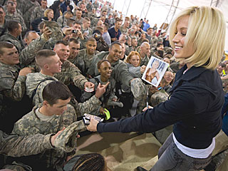 Kellie Pickler's USO Tour: Loved the Troops, Hated the Toilets