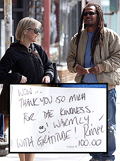 Renée Zellweger Plays Barista to Good Samaritan