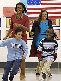 Malia and Sasha Obama's Workout: Wii Fit – and Riding Bikes | Michelle Obama