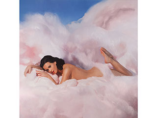 PHOTO: Katy Perry Lounges Naked in a Cotton Candy Cloud
