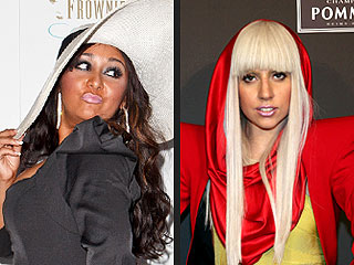 Halloween Celebrity Costumes Lady Gaga and Snooki