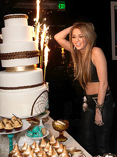 Miley Cyrus Kicks off 18th Birthday Celebration at Star-Studded Party