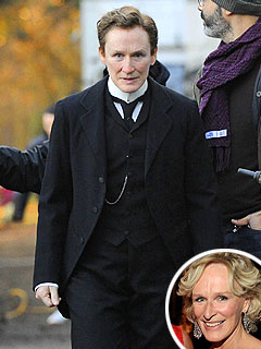 Glenn Close Dresses Like Man for Movie