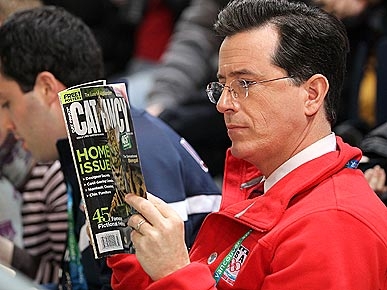 SPOTTED: Stephen Colbert Purr-ruses Cat Fancy Magazine!