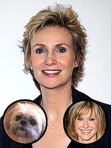 Jane Lynch Meets Her Dog's Namesake: Olivia Newton John!