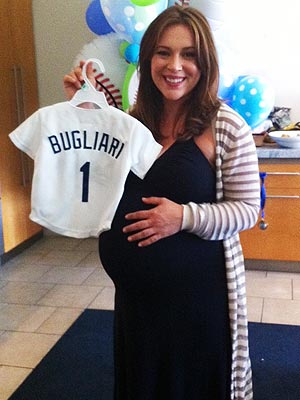 Inside Alyssa Milano's Baseball-Themed Baby Shower