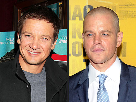 Jeremy Renner Runs Into Matt Damon at a N.Y.C. Nightclub