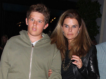 Maria Shriver's Sweet Mother-Son Dinner Date