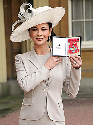 Catherine Zeta-Jones Becomes Commander of the Order of the British Empire