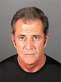 Mel Gibson Mugshot Picture