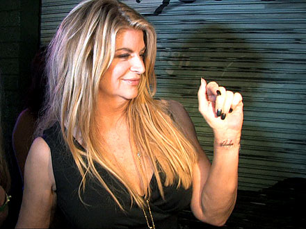 Dancing with the Stars - Kirstie Alley 'Unbroken' Tattoo