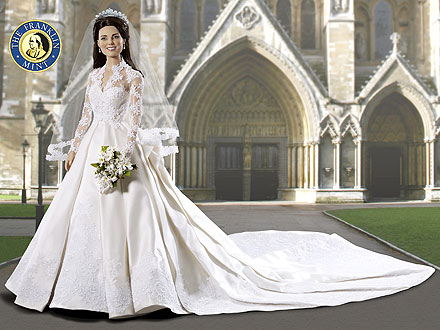 Royal Wedding: Princess Kate Franklin Mint Doll
