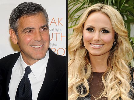 George Clooney, Stacy Keibler at Toronto Film Festival