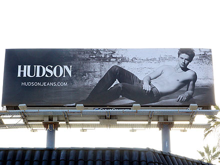 Arnold Schwarzenegger, Maria Shriver's Son Patrick Shirtless for Hudson Jeans
