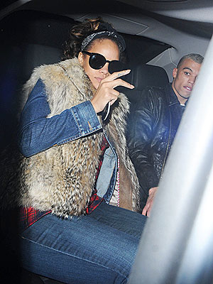 Rihanna Eats at McDonald's After London Show