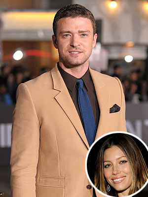 Justin Timberlake & Jessica Biel Together at His Premiere Party