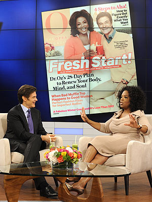 Oprah Winfrey Puts Dr. Oz on O Magazine Cover