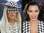 Kim Kardashian's Year of Fashion Faceoffs | Kim Kardashian, Lady Gaga