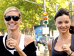 Heidi's Running Mates | Heidi Klum, Miranda Kerr