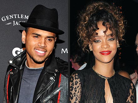 Rihanna & Chris Brown Ignore Each Other at L.A. Club